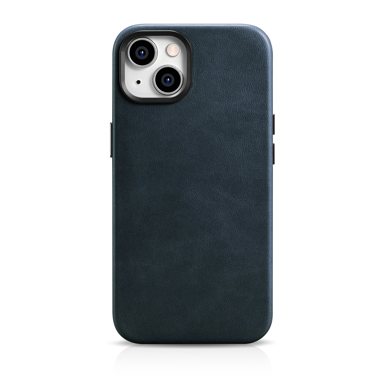Pokrowiec iCarer Oil Wax Premium Leather Case ciemnoniebieski Apple iPhone 14