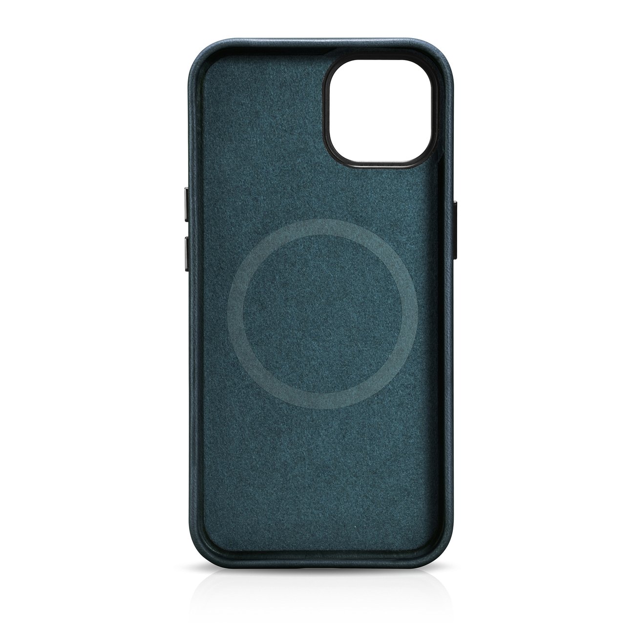Pokrowiec iCarer Oil Wax Premium Leather Case ciemnoniebieski Apple iPhone 14 / 4