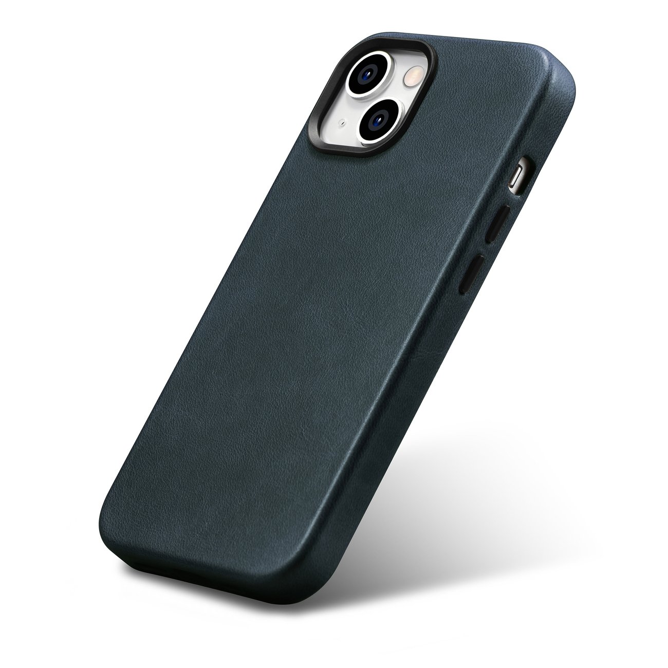 Pokrowiec iCarer Oil Wax Premium Leather Case ciemnoniebieski Apple iPhone 14 / 6