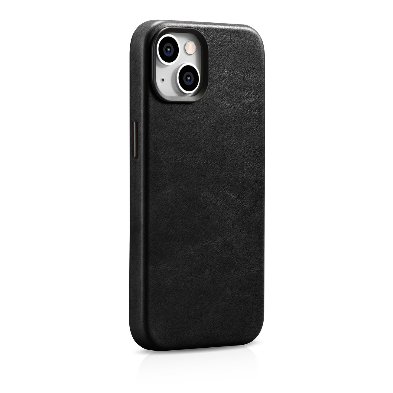 Pokrowiec iCarer Oil Wax Premium Leather Case czarny Apple iPhone 14 / 5