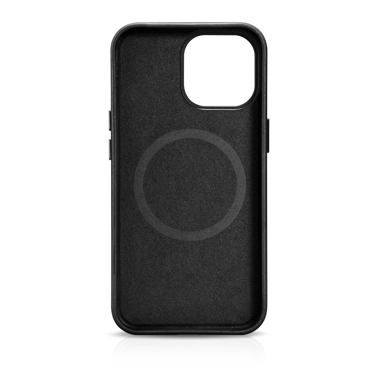 Pokrowiec iCarer Oil Wax Premium Leather Case czarny Apple iPhone 14 Pro / 3