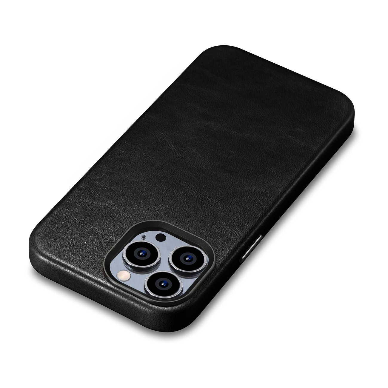 Pokrowiec iCarer Oil Wax Premium Leather Case czarny Apple iPhone 14 Pro / 9