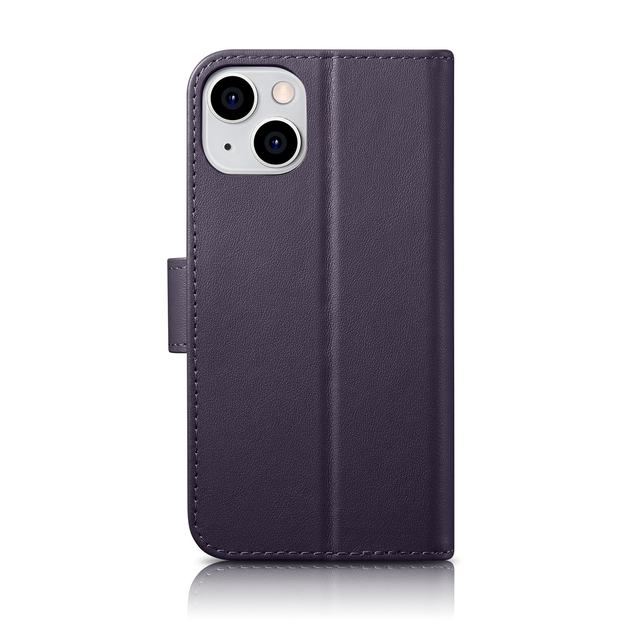 Pokrowiec iCarer Wallet Case 2in1 ciemnofioletowy Apple iPhone 14 / 2
