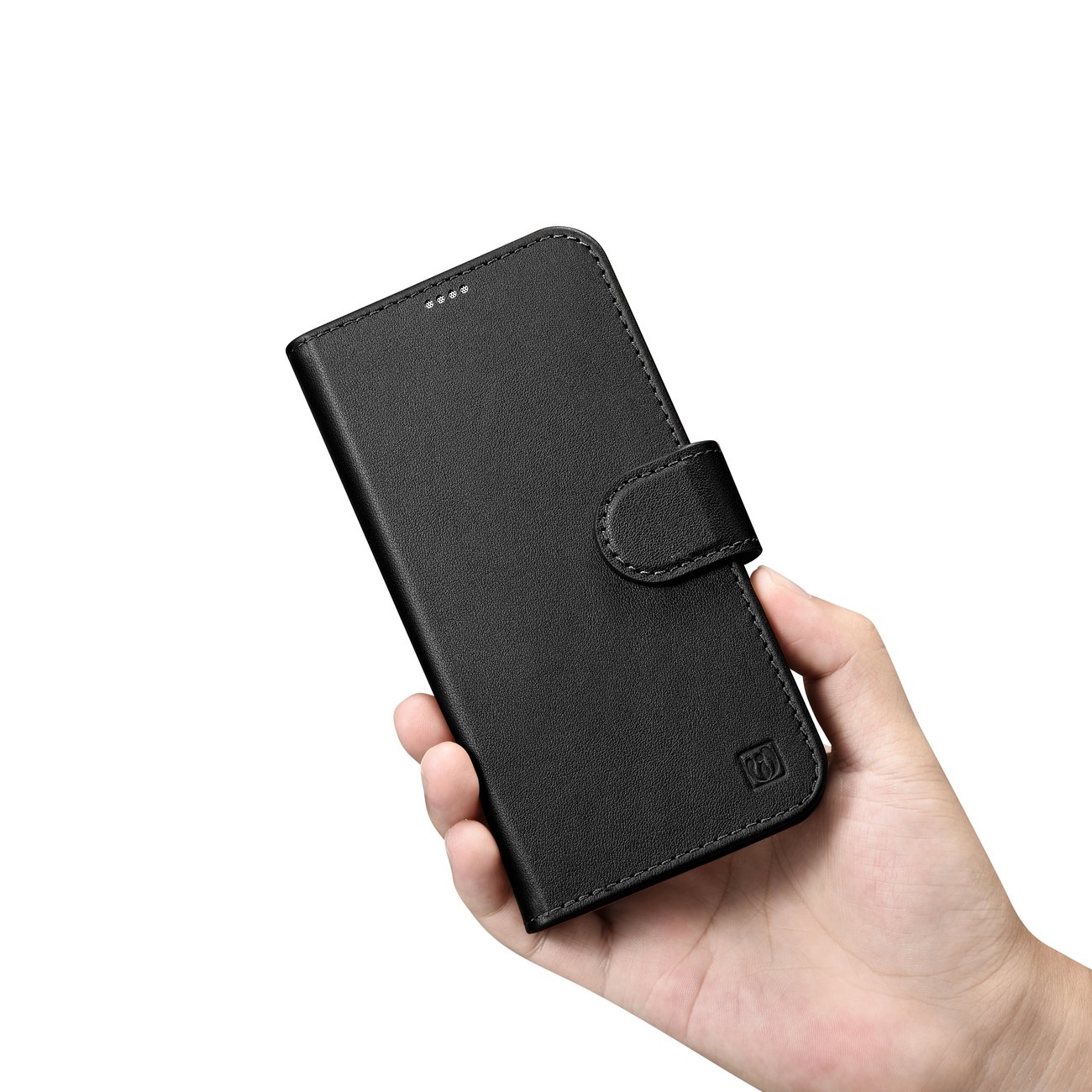 Pokrowiec iCarer Wallet Case 2in1 czarny Apple iPhone 14 / 12
