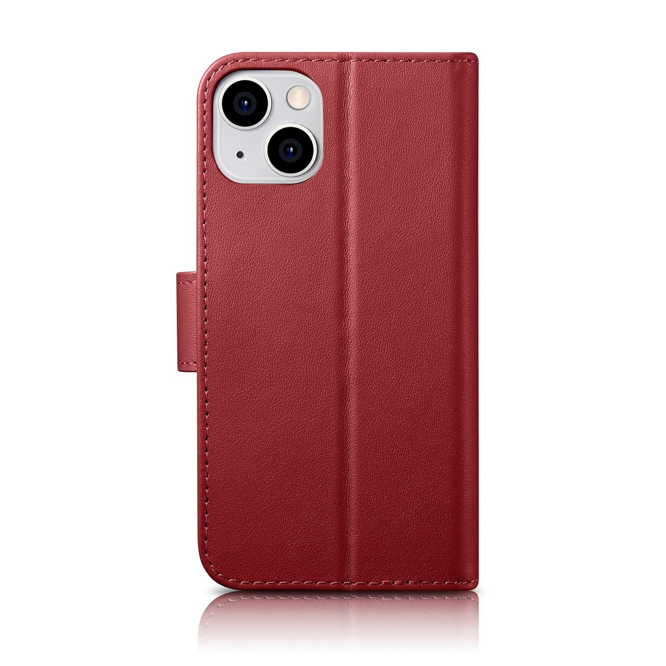 Pokrowiec iCarer Wallet Case 2in1 czerwony Apple iPhone 14 / 2