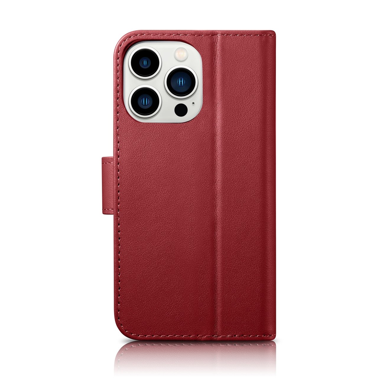 Pokrowiec iCarer Wallet Case 2in1 czerwony Apple iPhone 14 Pro / 2