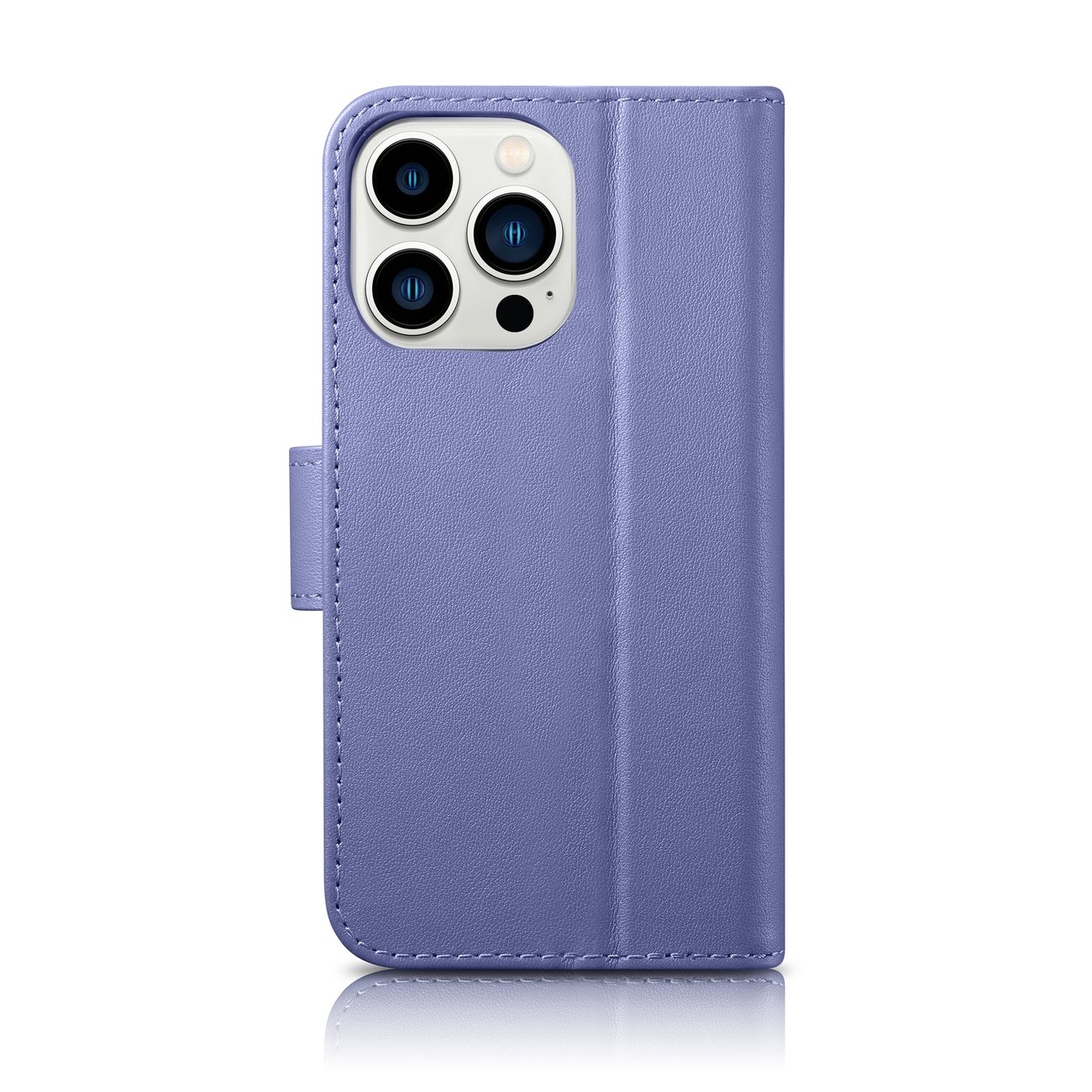 Pokrowiec iCarer Wallet Case 2in1 jasnofioletowy Apple iPhone 14 Pro / 2