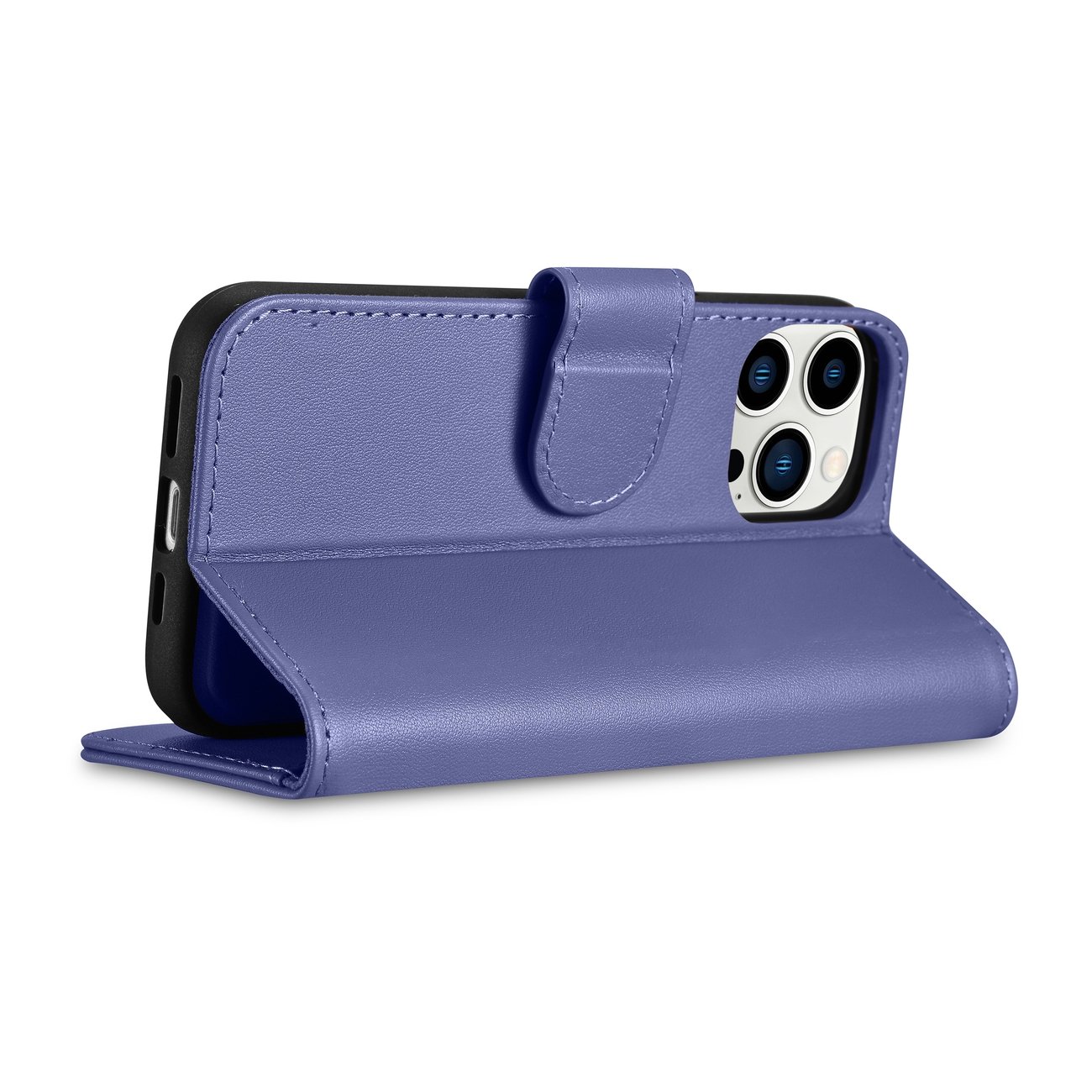 Pokrowiec iCarer Wallet Case 2in1 jasnofioletowy Apple iPhone 14 Pro / 7