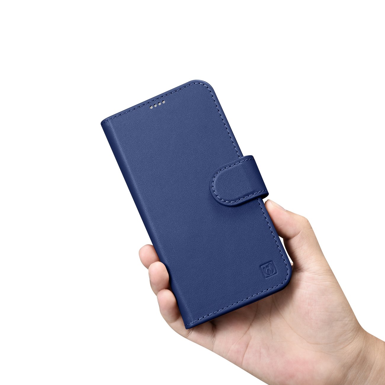 Pokrowiec iCarer Wallet Case 2in1 niebieski Apple iPhone 14 / 12
