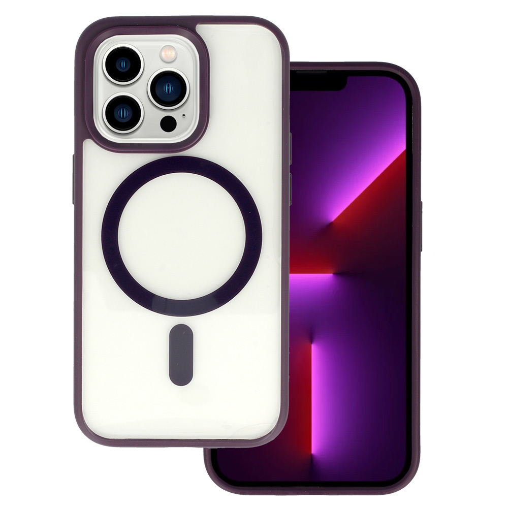 Pokrowiec IDEAR Case W18 Magsafe fioletowy Apple iPhone 14 / 2
