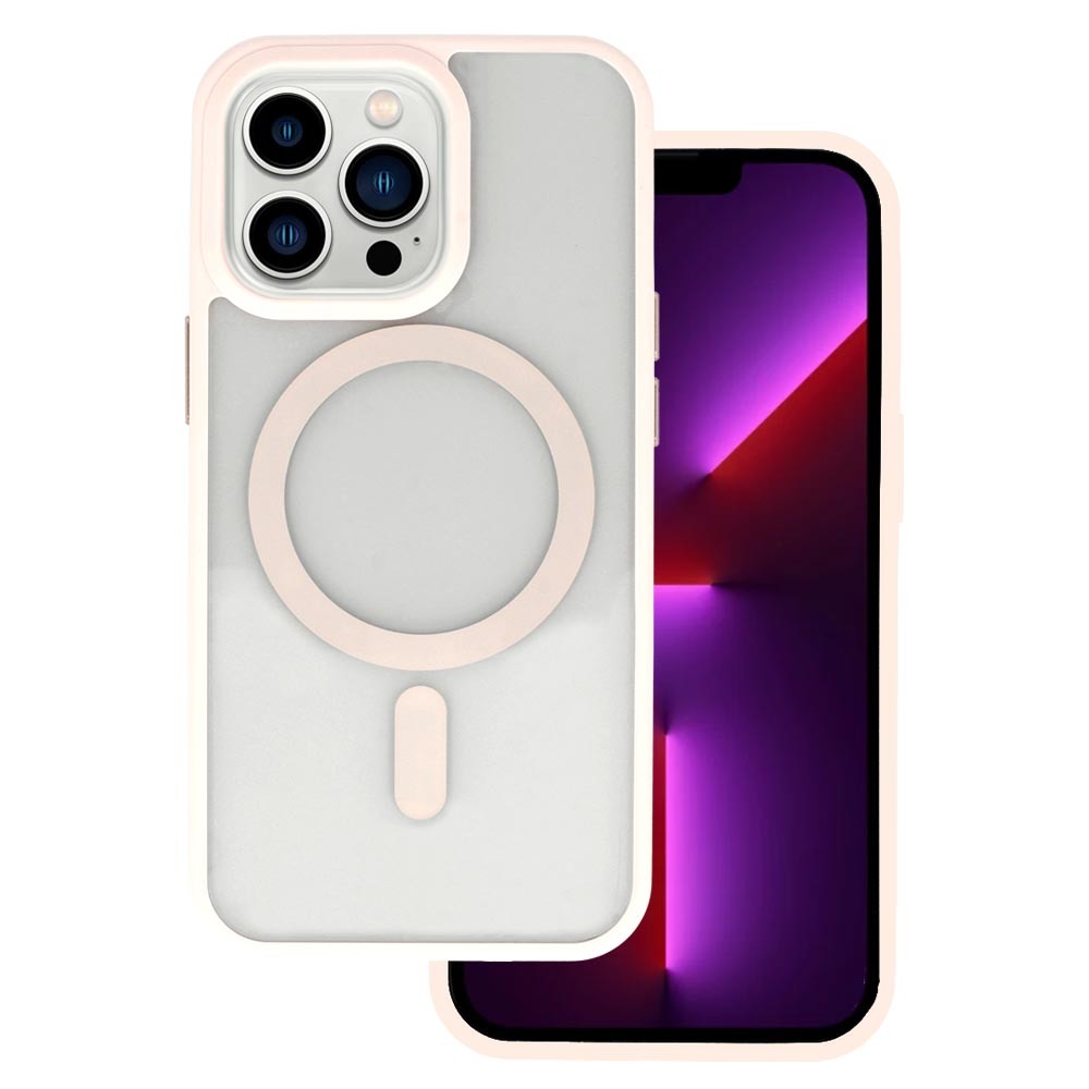 Pokrowiec IDEAR Case W18 Magsafe r�owy Apple iPhone 13 Pro / 2