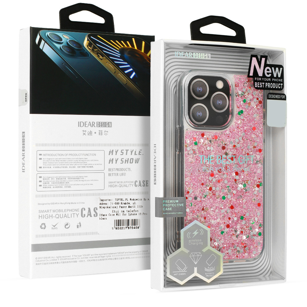 Pokrowiec IDEAR Case W23 różowy Apple iPhone 14 Pokrowiec IDEAR Case W23 różowy Apple iPhone 14