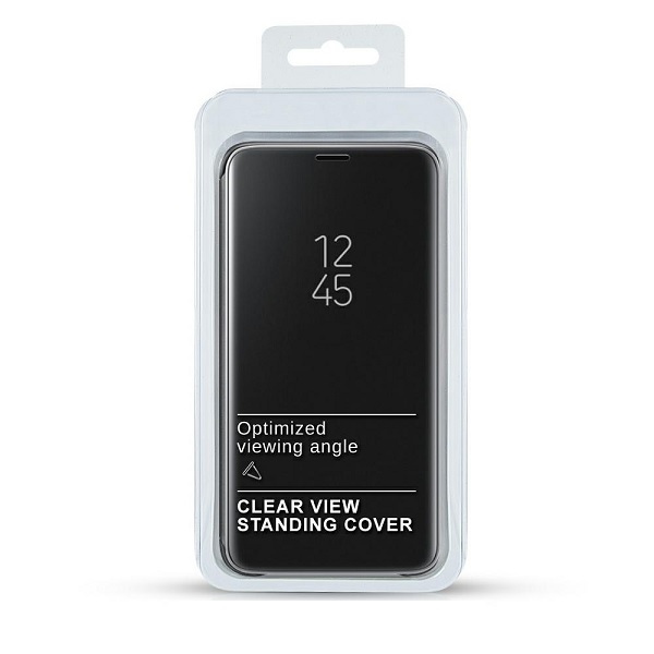 Pokrowiec inteligentny Clear View czarny Apple iPhone 8 / 2