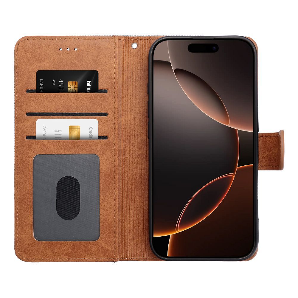 Pokrowiec JEANS Book niebieski Apple iPhone 17 Pro / 4 Pokrowiec JEANS Book niebieski Apple iPhone 17 Pro / 4