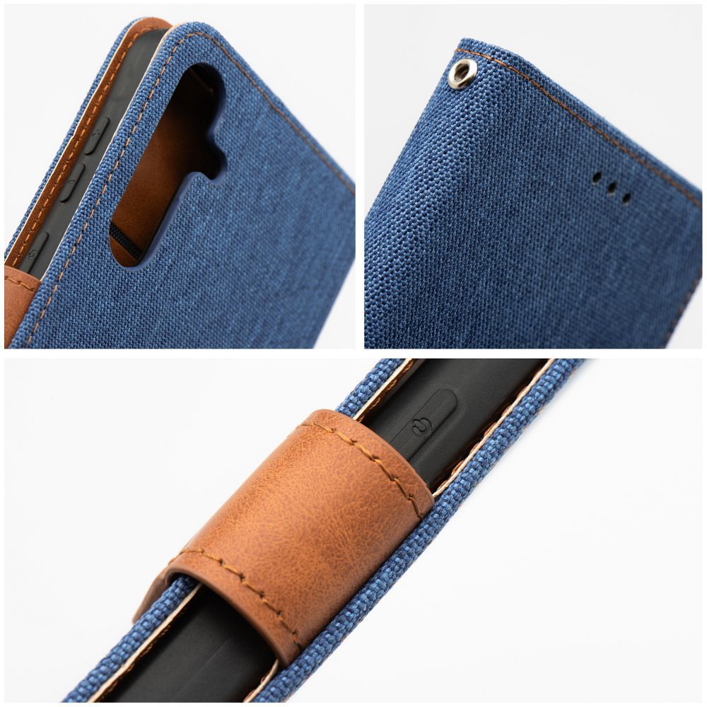 Pokrowiec JEANS Book niebieski Xiaomi POCO C65 / 7 Pokrowiec JEANS Book niebieski Xiaomi POCO C65 / 7