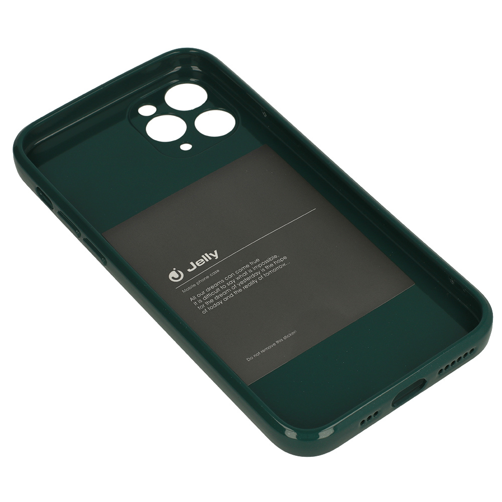 Pokrowiec Jelly Case ciemnozielony Apple iPhone 11 Pro / 5