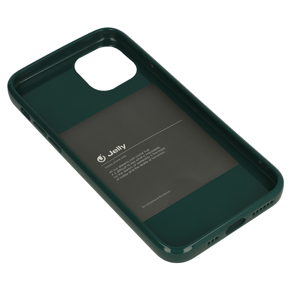 Pokrowiec Jelly Case ciemnozielony Apple iPhone 12 Pro / 5