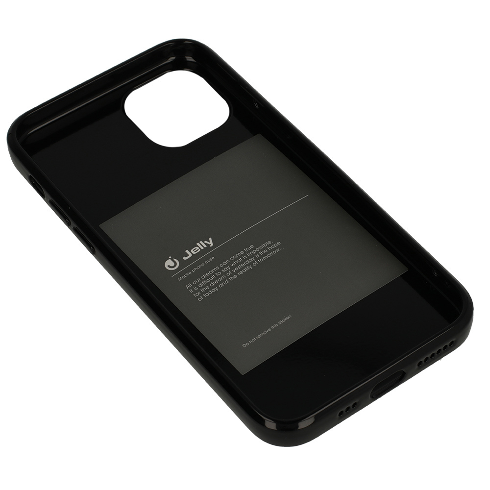 Pokrowiec Jelly Case czarny Apple iPhone 12 / 5