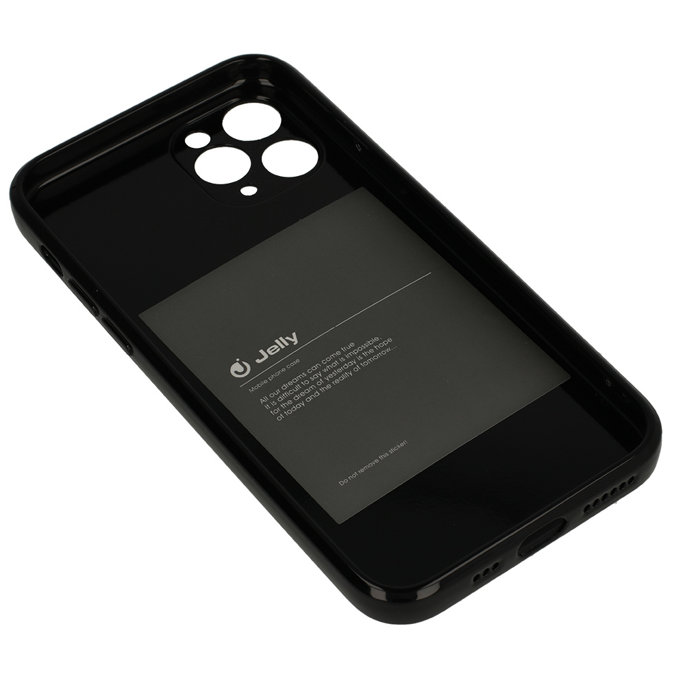 Pokrowiec Jelly Case czarny Apple iPhone SE 2020 / 5
