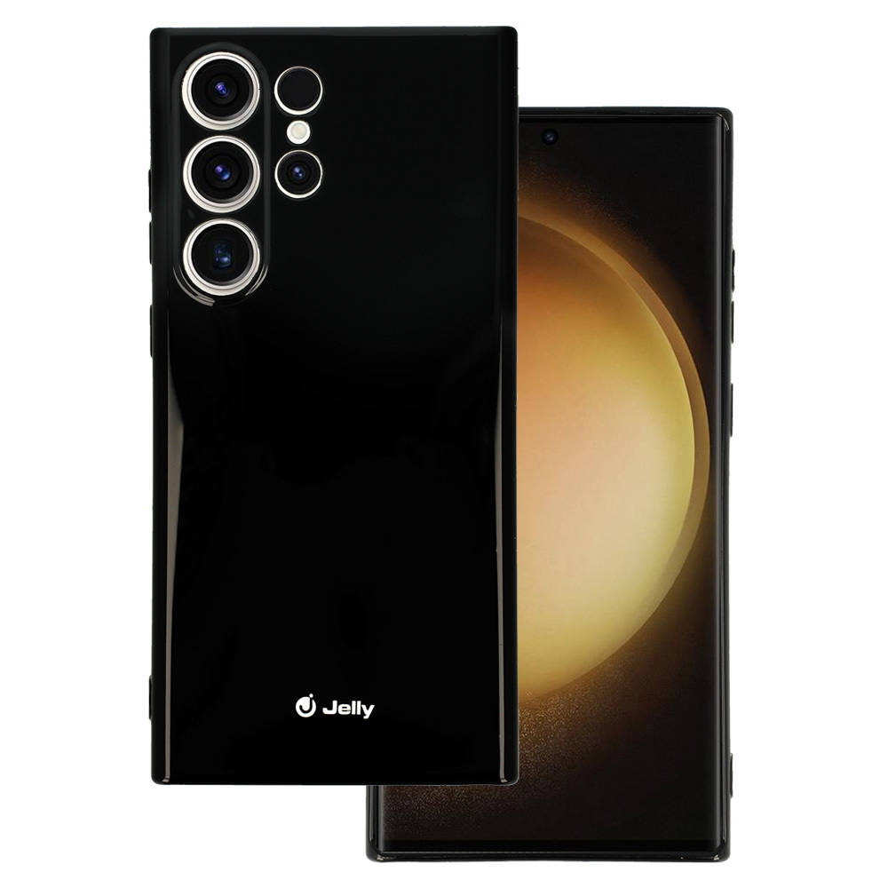 Pokrowiec Jelly Case czarny Samsung Galaxy S23 Ultra