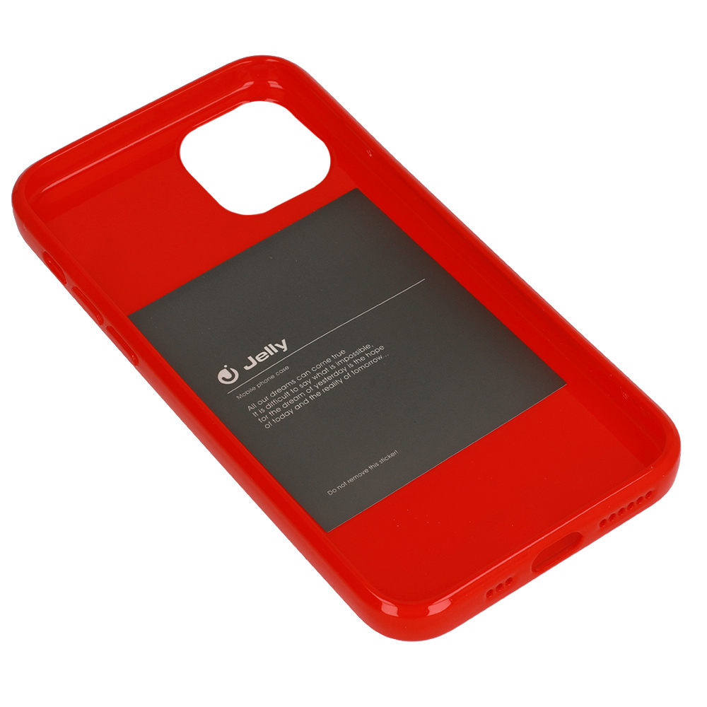 Pokrowiec Jelly Case czerwony Apple iPhone 12 Pro Max / 5