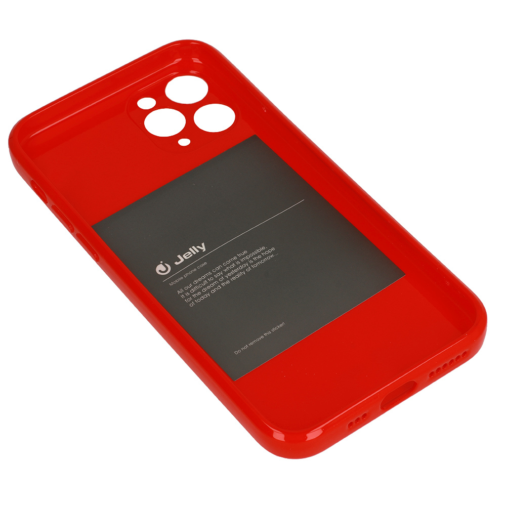 Pokrowiec Jelly Case czerwony Apple iPhone SE 2020 / 5