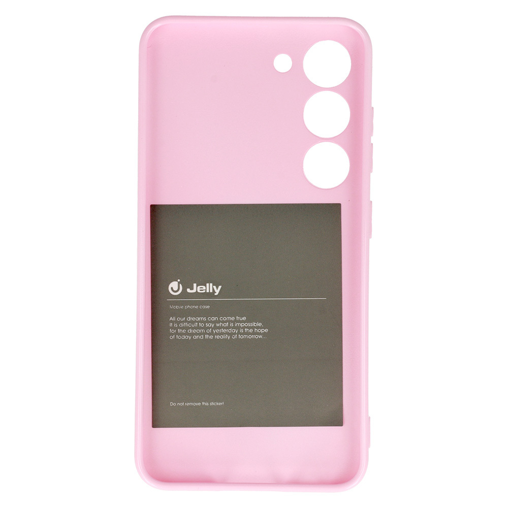 Pokrowiec Jelly Case jasnor�owy Samsung Galaxy S23 / 4