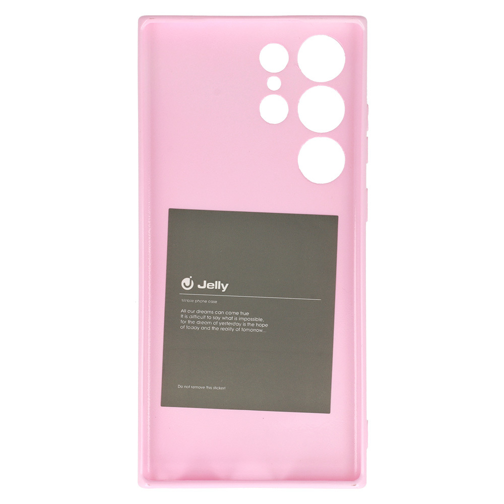 Pokrowiec Jelly Case jasnor�owy Samsung Galaxy S23 Ultra / 5