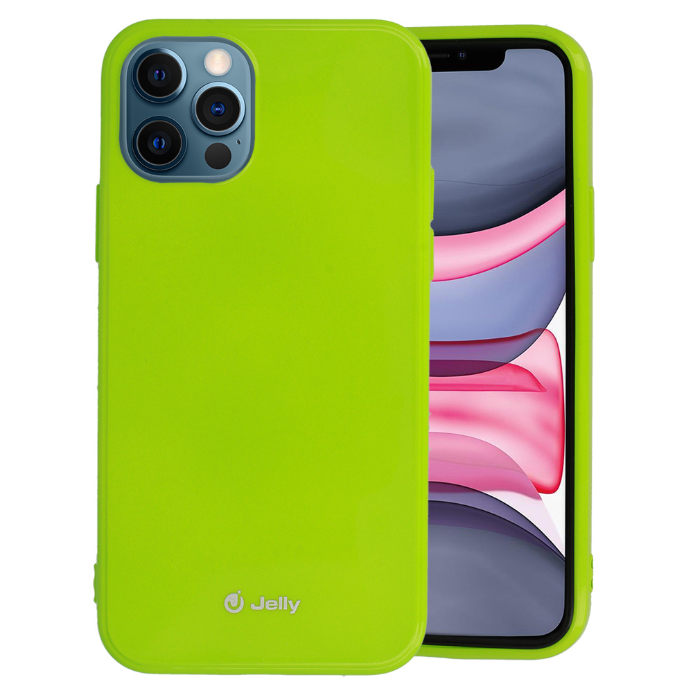 Pokrowiec Jelly Case limonkowy Apple iPhone 12 Pro Max