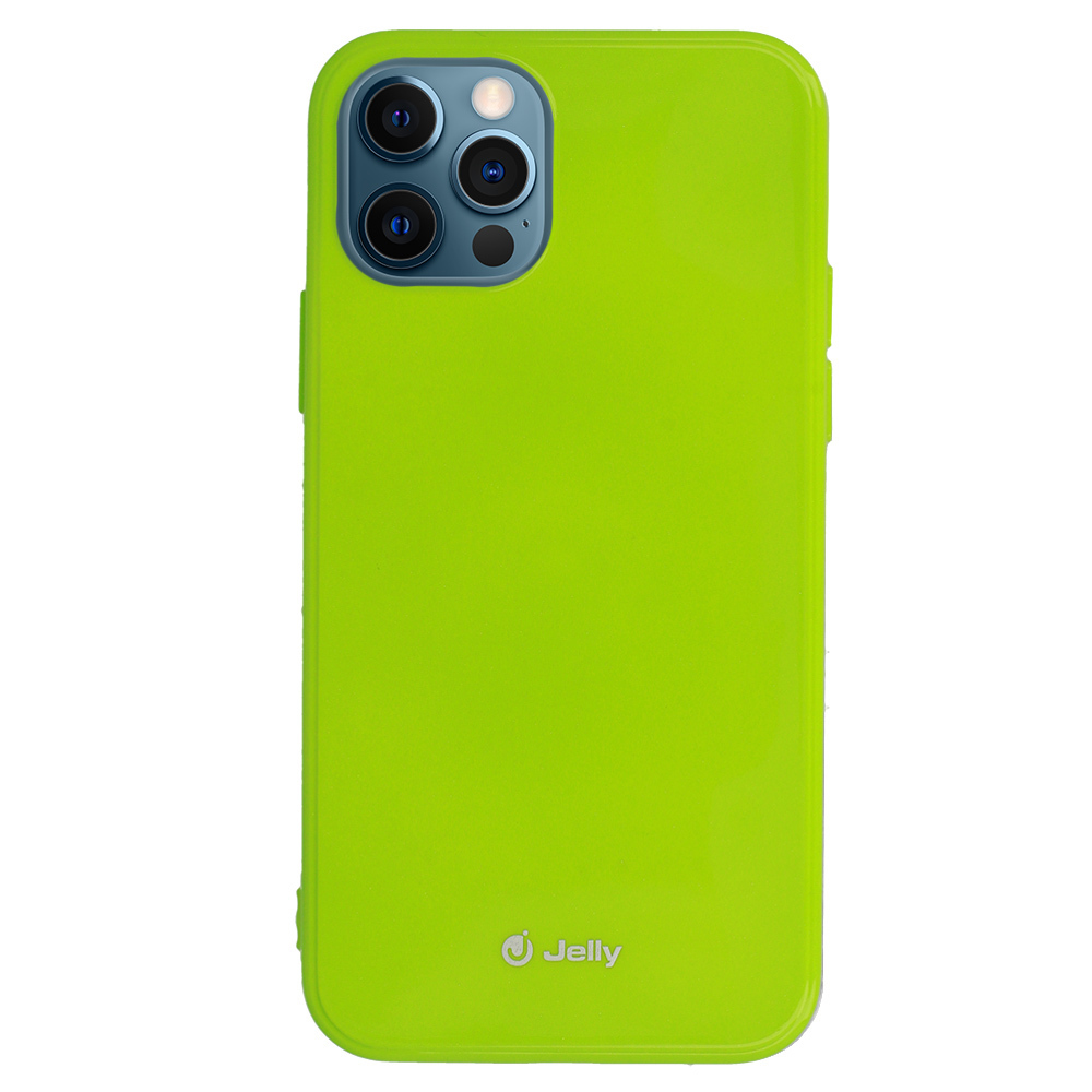 Pokrowiec Jelly Case limonkowy Apple iPhone 12 Pro Max / 2