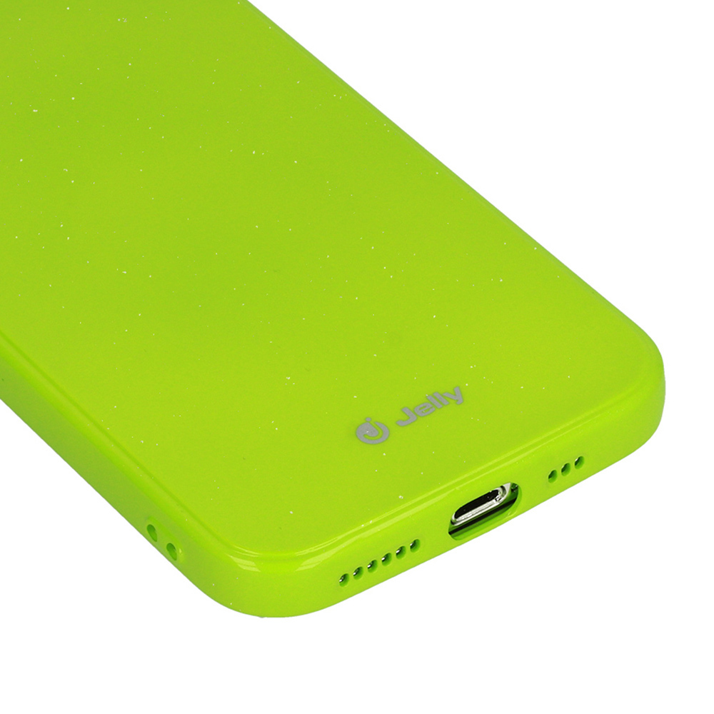 Pokrowiec Jelly Case limonkowy Apple iPhone 12 Pro Max / 5
