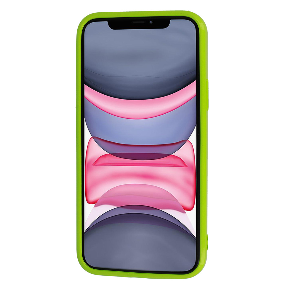 Pokrowiec Jelly Case limonkowy Apple iPhone 12 Pro / 3