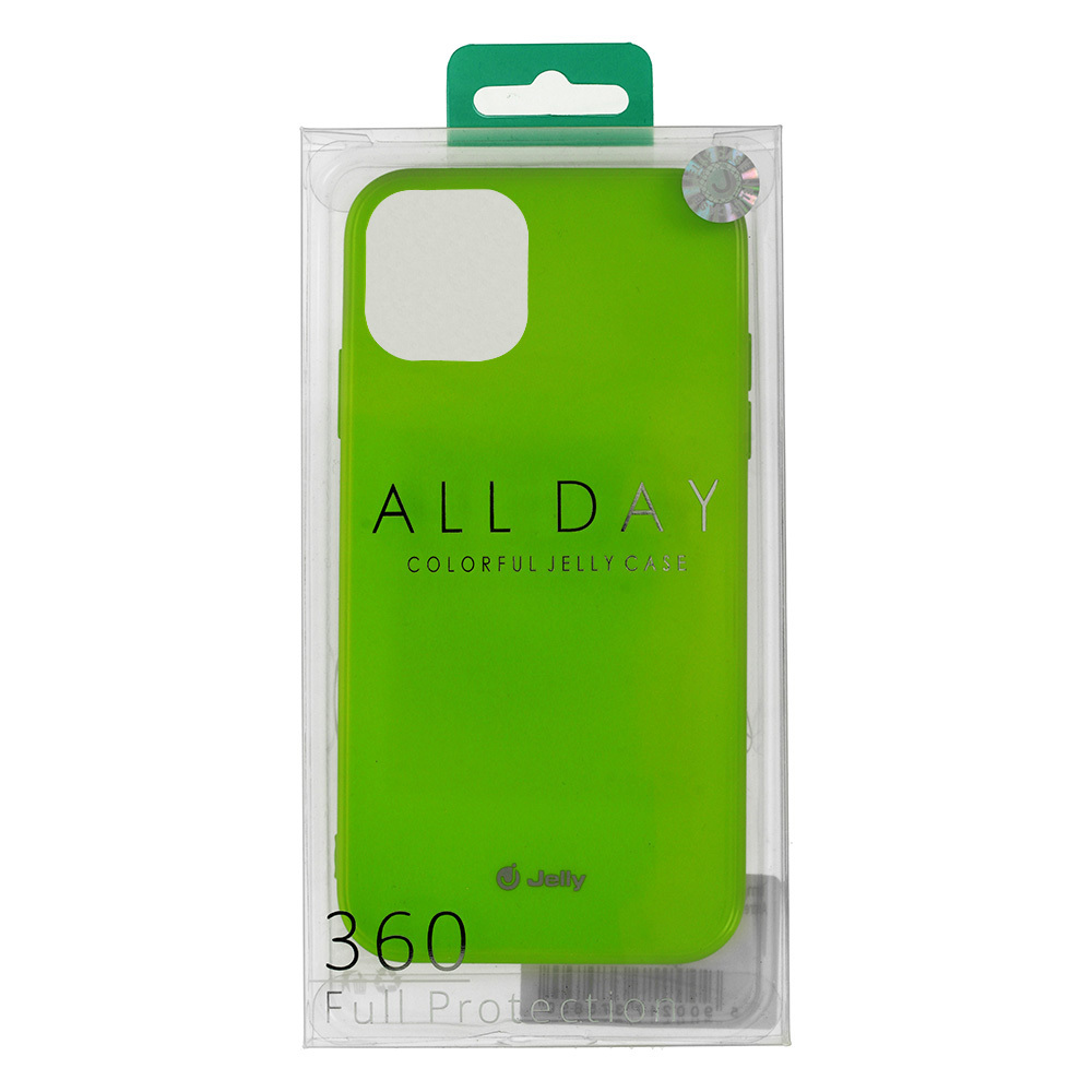 Pokrowiec Jelly Case limonkowy Apple iPhone 12 Pro / 6