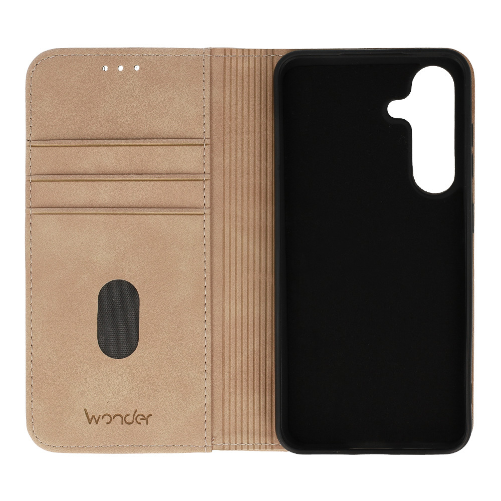 Pokrowiec Kabura Wonder Smart be�owy Samsung Galaxy S25 / 4