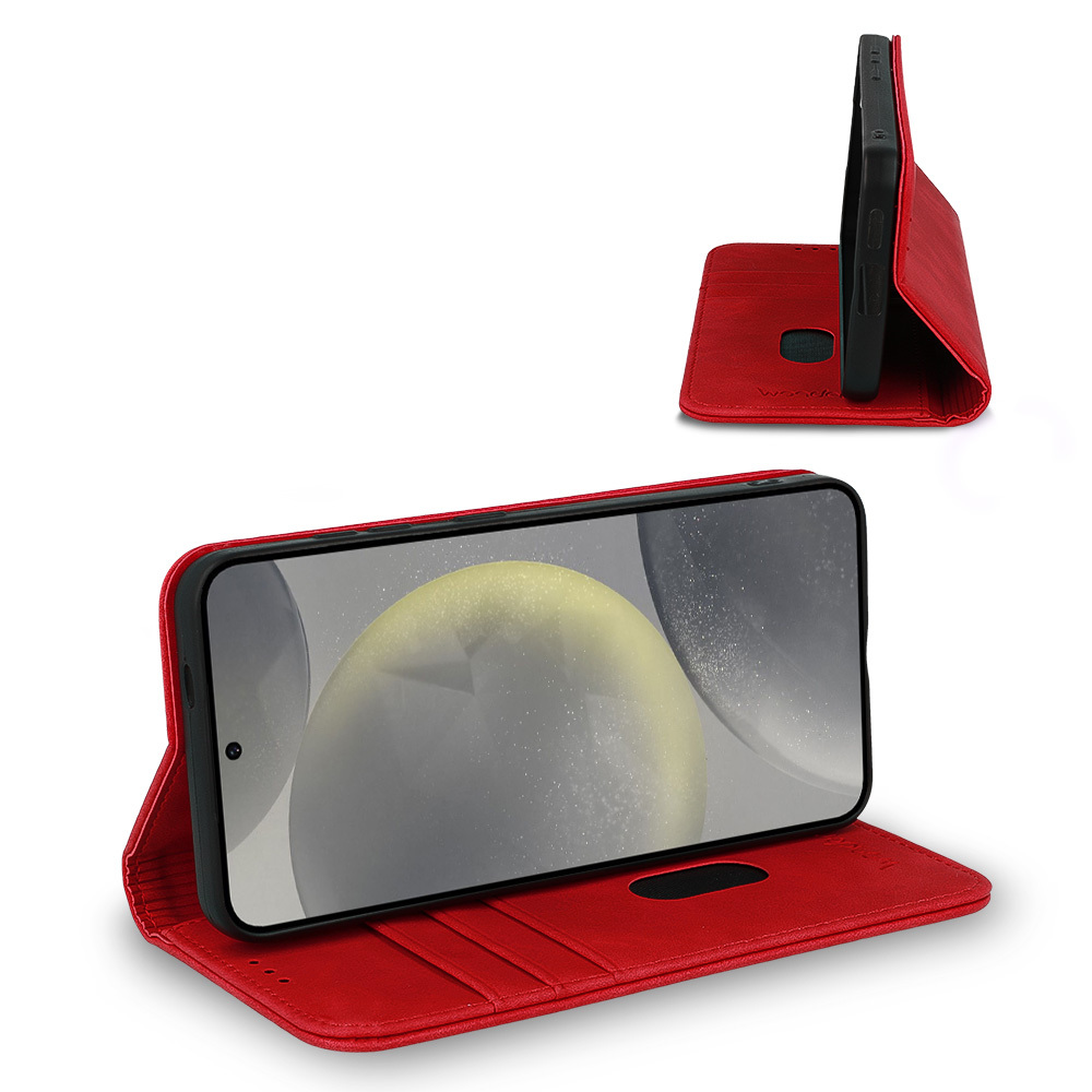 Pokrowiec Kabura Wonder Smart czerwony Samsung Galaxy S24 FE / 6 Pokrowiec Kabura Wonder Smart czerwony Samsung Galaxy S24 FE / 6