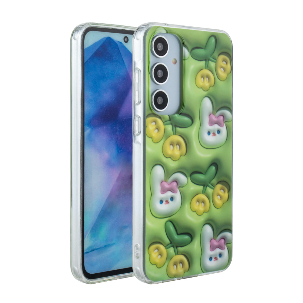 Pokrowiec Kids Case zielony Samsung Galaxy A15 5G