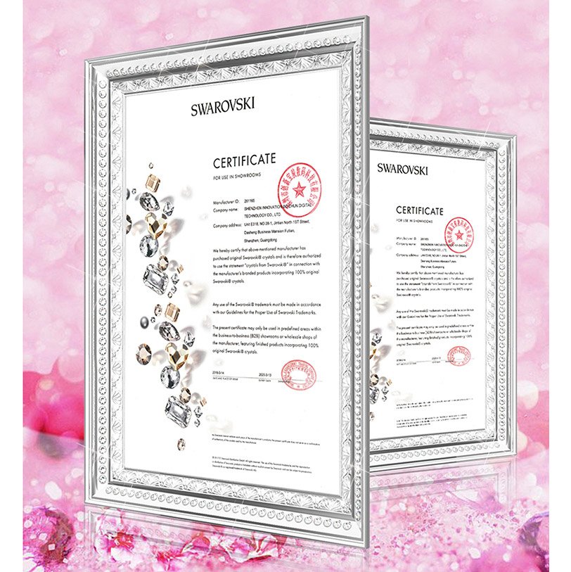 Pokrowiec Kingxbar Angel lustrzany z kryształami Swarovskiego przeźroczysty Apple iPhone 11 / 7 Pokrowiec Kingxbar Angel lustrzany z kryształami Swarovskiego przeźroczysty Apple iPhone 11 / 7