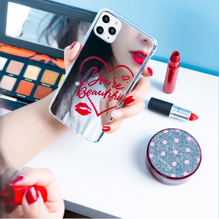 Pokrowiec Kingxbar Angel lustrzany z kryształami Swarovskiego przeźroczysty Apple iPhone 11 Pro Max / 6 Pokrowiec Kingxbar Angel lustrzany z kryształami Swarovskiego przeźroczysty Apple iPhone 11 Pro Max / 6