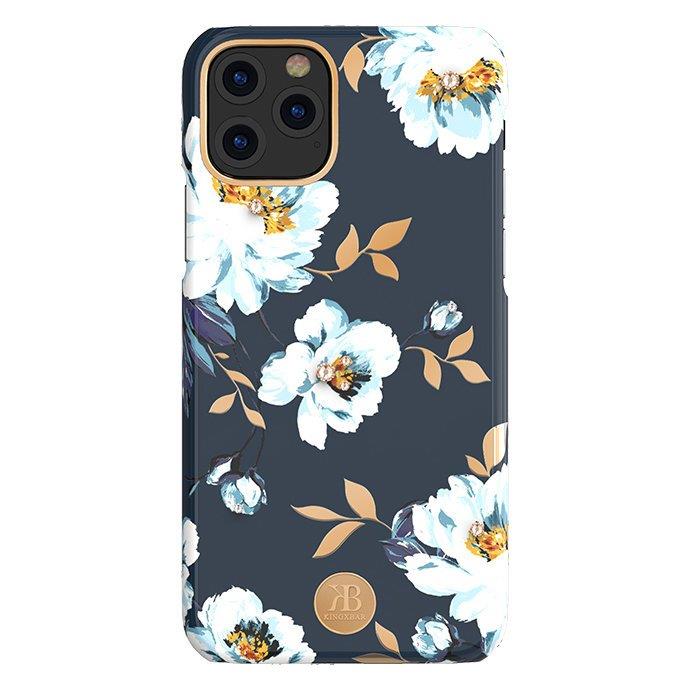 Pokrowiec Kingxbar Blossom z kryształami Swarovskiego wzór Gardenia Apple iPhone 11 Pro Max Pokrowiec Kingxbar Blossom z kryształami Swarovskiego wzór Gardenia Apple iPhone 11 Pro Max