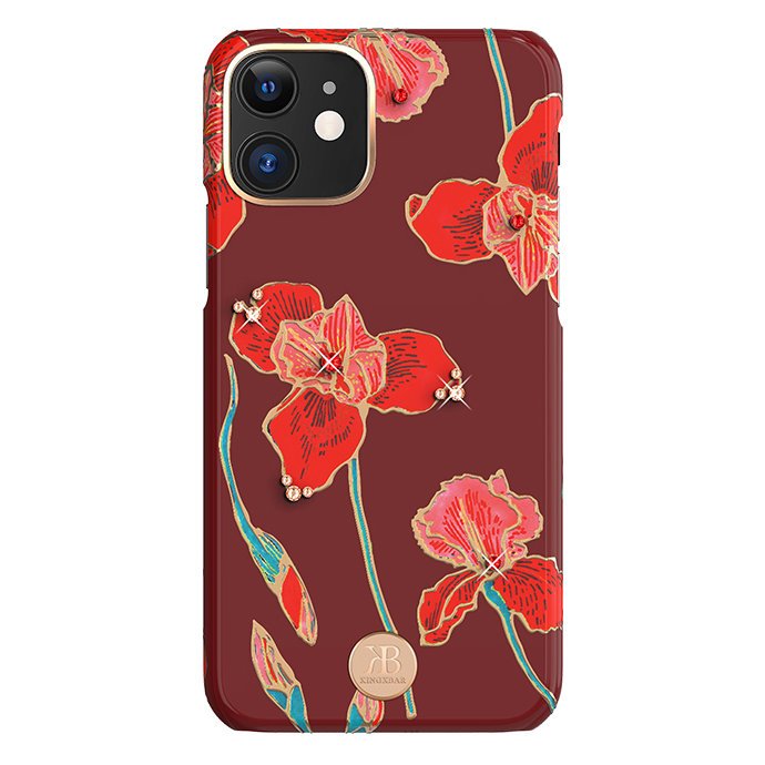 Pokrowiec Kingxbar Blossom z kryształami Swarovskiego wzór Kapok Apple iPhone 11 Pokrowiec Kingxbar Blossom z kryształami Swarovskiego wzór Kapok Apple iPhone 11