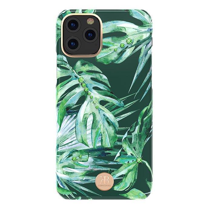 Pokrowiec Kingxbar Blossom z kryształami Swarovskiego wzór Leaf Apple iPhone 11 Pro Max Pokrowiec Kingxbar Blossom z kryształami Swarovskiego wzór Leaf Apple iPhone 11 Pro Max