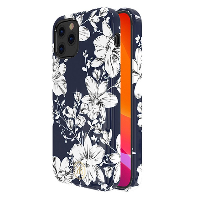 Pokrowiec Kingxbar Blossom z kryształami Swarovskiego wzór Lily Apple iPhone 12 Pro / 2 Pokrowiec Kingxbar Blossom z kryształami Swarovskiego wzór Lily Apple iPhone 12 Pro / 2