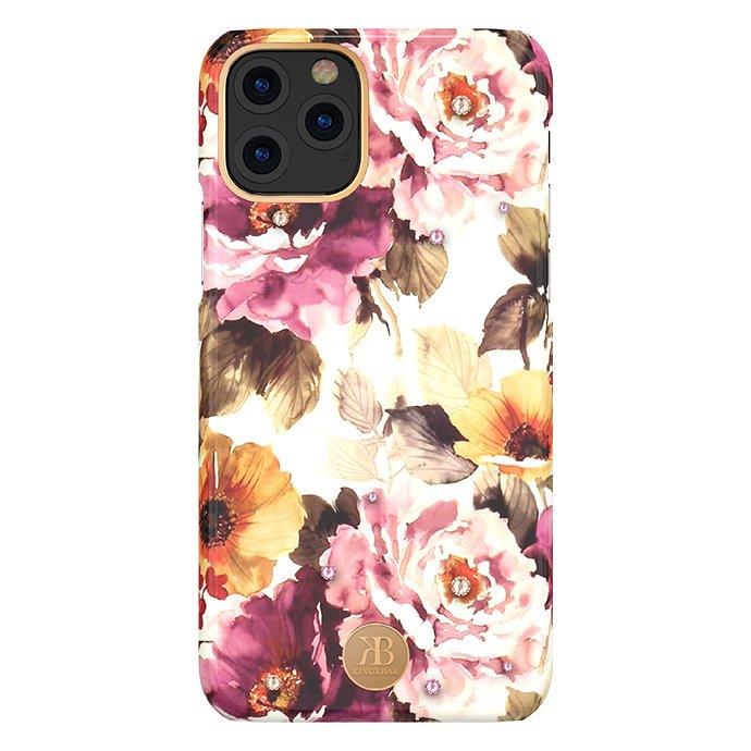 Pokrowiec Kingxbar Blossom z kryształami Swarovskiego wzór Peony Apple iPhone 11 Pro Max Pokrowiec Kingxbar Blossom z kryształami Swarovskiego wzór Peony Apple iPhone 11 Pro Max