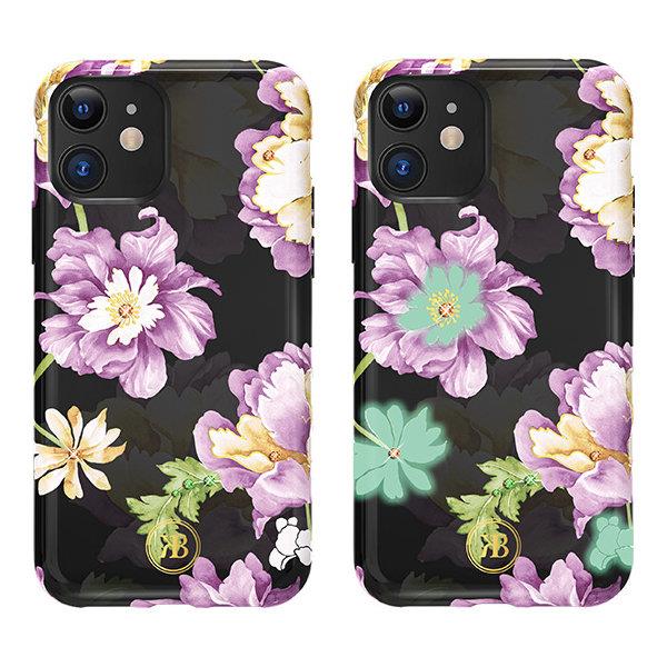 Pokrowiec Kingxbar Forest z kryształami Swarovskiego fioletowy Apple iPhone 11 Pokrowiec Kingxbar Forest z kryształami Swarovskiego fioletowy Apple iPhone 11