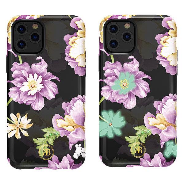 Pokrowiec Kingxbar Forest z kryszta�ami Swarovskiego fioletowy Apple iPhone 11 Pro