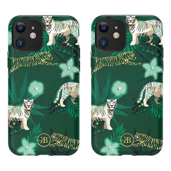 Pokrowiec Kingxbar Forest z kryształami Swarovskiego wzór Tiger Apple iPhone 11 Pokrowiec Kingxbar Forest z kryształami Swarovskiego wzór Tiger Apple iPhone 11