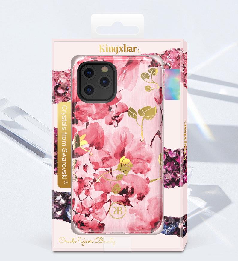 Pokrowiec Kingxbar Forest z kryształami Swarovskiego wzór Tiger Apple iPhone 11 Pro / 4 Pokrowiec Kingxbar Forest z kryształami Swarovskiego wzór Tiger Apple iPhone 11 Pro / 4