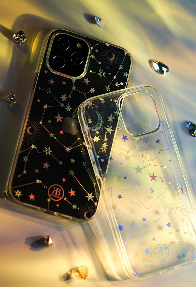 Pokrowiec Kingxbar Lucky Series z krysztaami Swarovskiego wzr Clover Apple iPhone 12 / 8