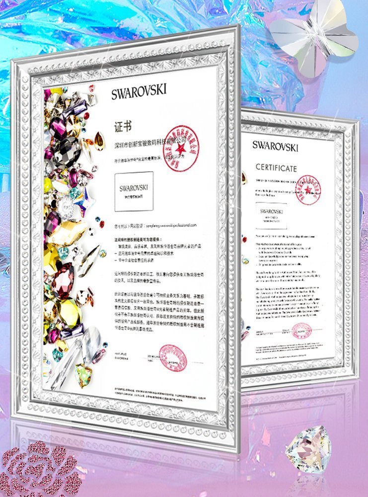 Pokrowiec Kingxbar Lucky Series z kryształami Swarovskiego wzór Clover Apple iPhone 12 Mini / 4 Pokrowiec Kingxbar Lucky Series z kryształami Swarovskiego wzór Clover Apple iPhone 12 Mini / 4