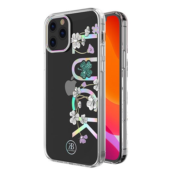 Pokrowiec Kingxbar Lucky Series z kryszta�ami Swarovskiego wz�r Luck Apple iPhone 12 Pro Max / 2